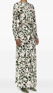 Forte_forte Abstract Print Maxi Dress Size 2